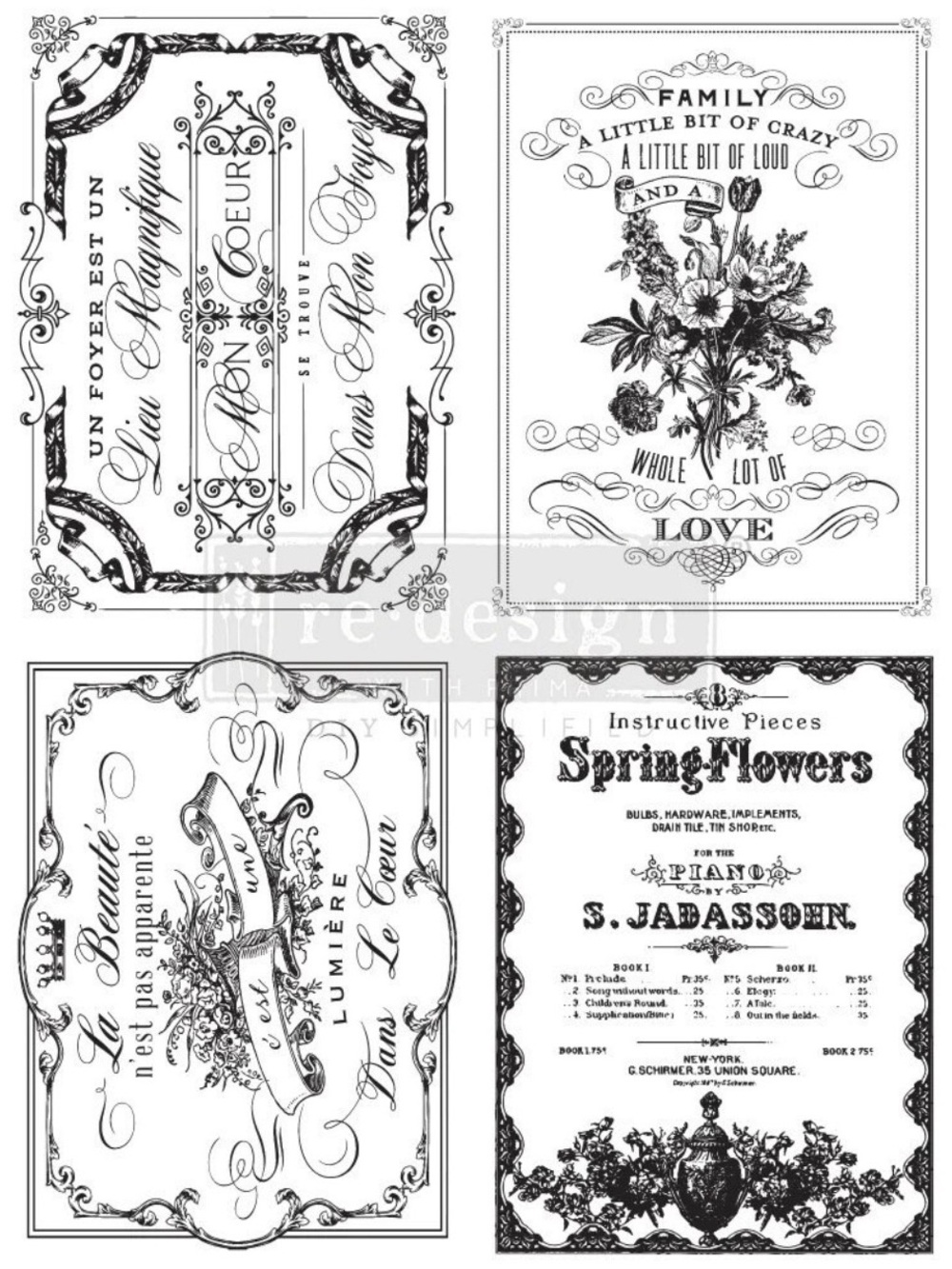 Redesign with Prima Decor Transfer | SPRING FLOWERS